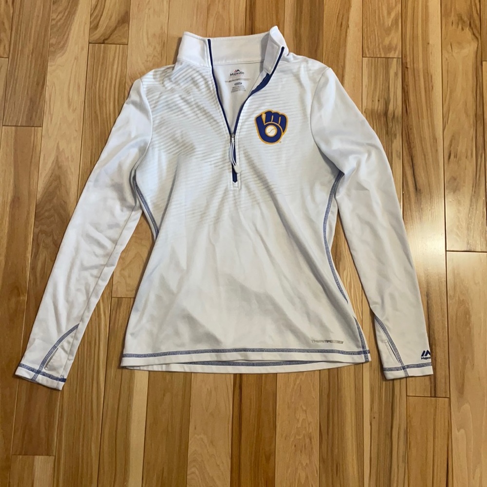 milwaukee brewers zip up